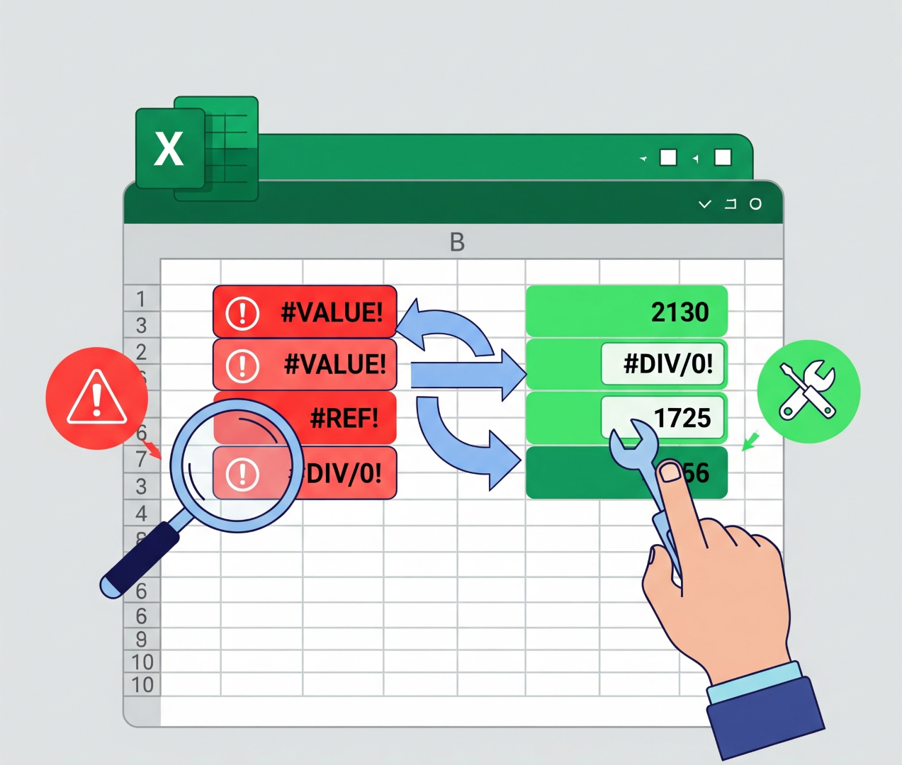 Excel’ de Hata Ayıklama Sanatı: Formül Denetimi ve İzleme ile 7 Dakikada Teşhis
